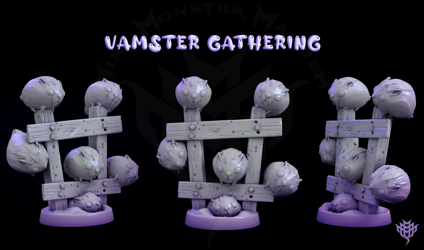 Adorable Nightmares - Vampsters - 32MM - Scale - Fantasy - TableTop - RPG - Miniatures - MiniMonsterMayhem