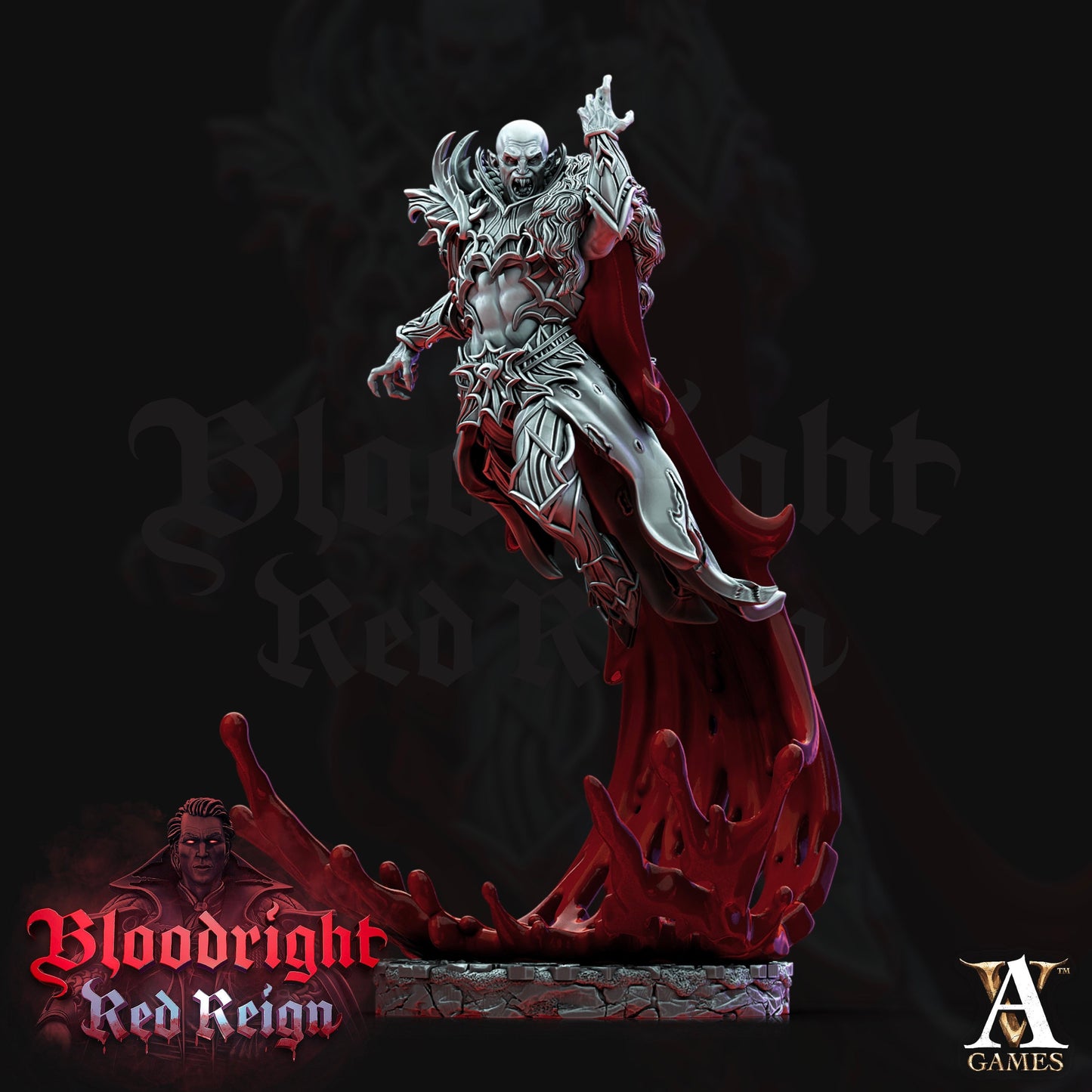 Bloodcloaks - Archvillian Games – Bloodrite Red Reign - Fantasy - DnD - RPG - Tabletop - Gaming - miniature