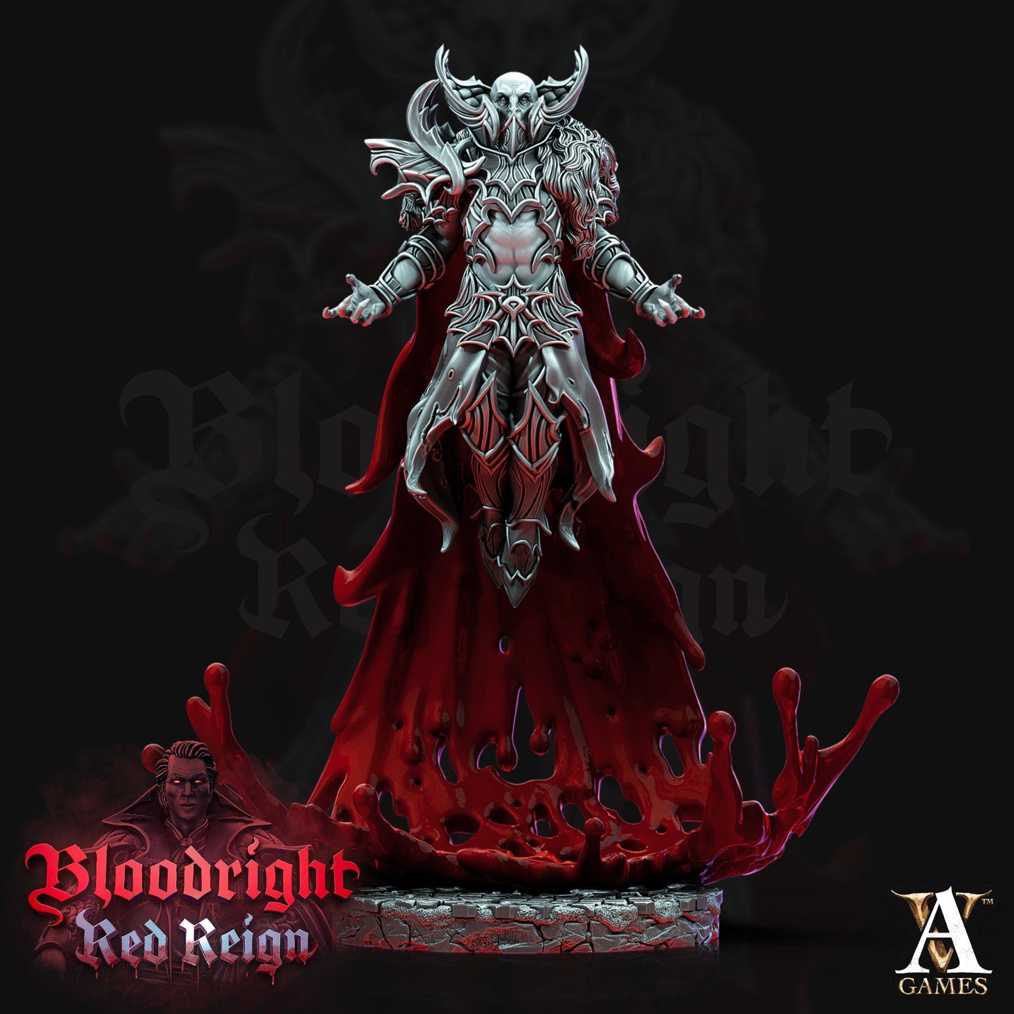 Bloodcloaks - Archvillian Games – Bloodrite Red Reign - Fantasy - DnD - RPG - Tabletop - Gaming - miniature