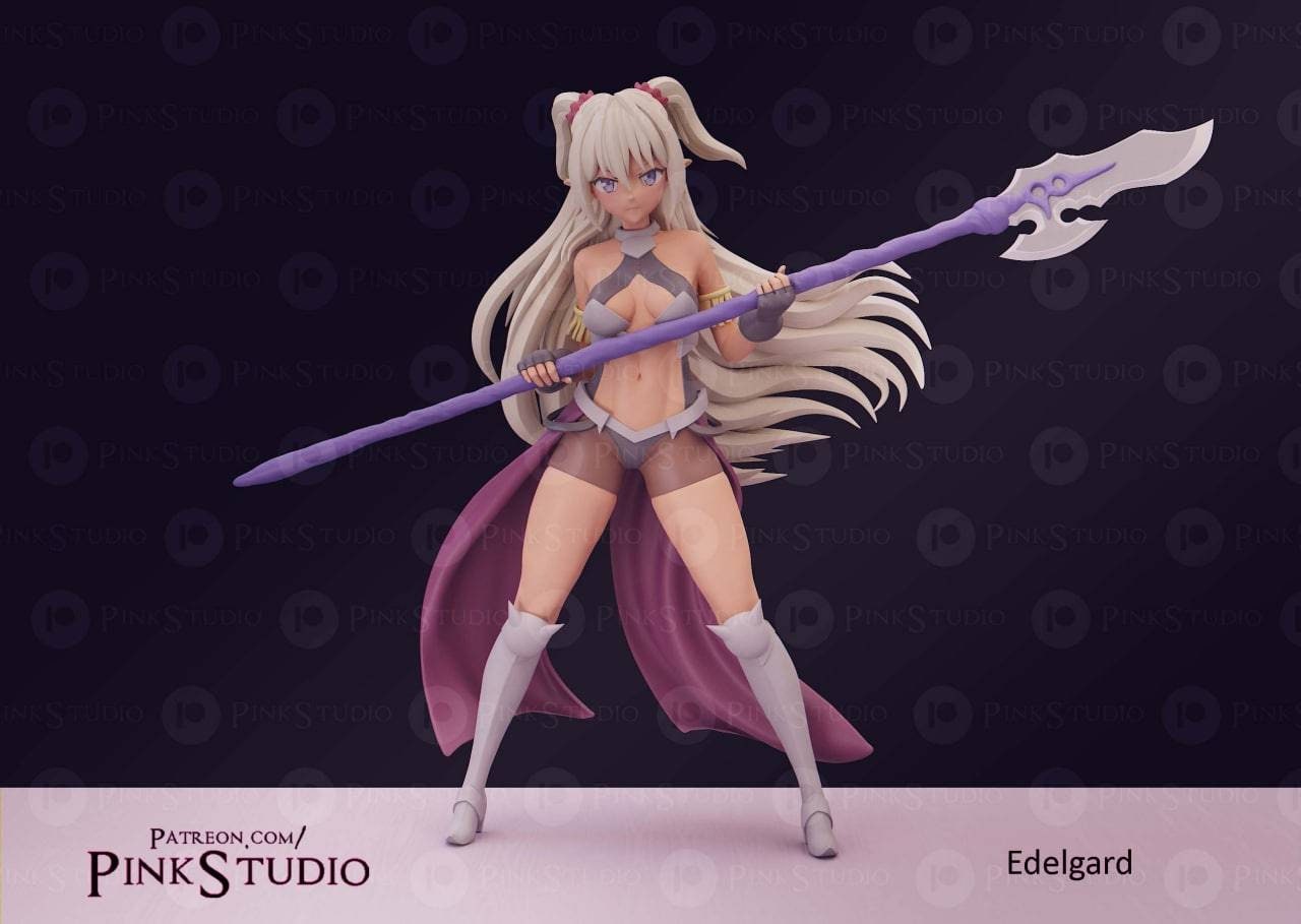 Edelgard - SFW - NSFW - Anime - pink ‐ studio - UNPAINTED - 3d printed - Fan art - figurine