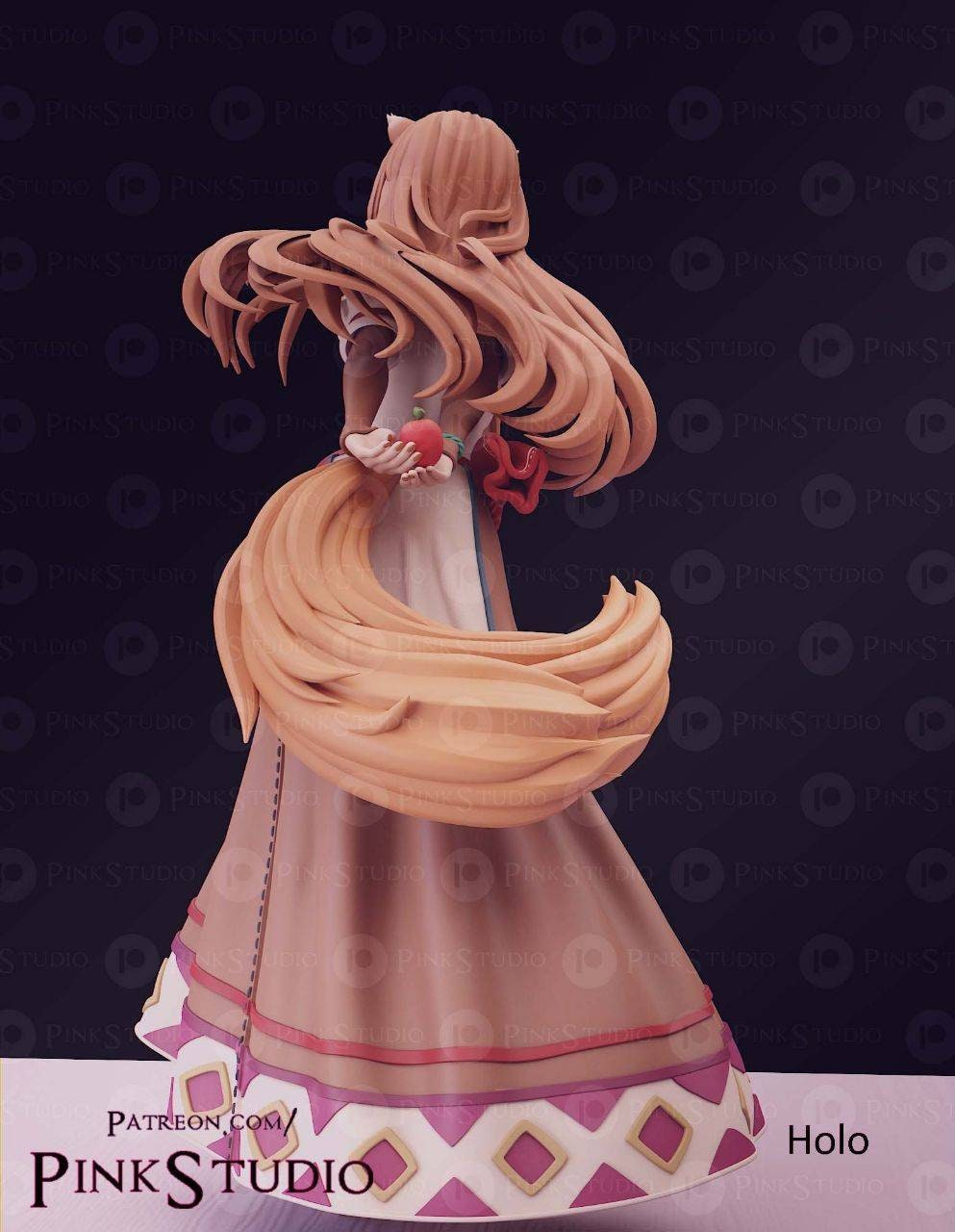 Holo - spice and wolf  3d print - UNPAINTED - Cute - sexy -  nsfw