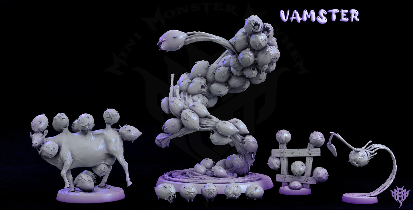 Adorable Nightmares - Vampsters - 32MM - Scale - Fantasy - TableTop - RPG - Miniatures - MiniMonsterMayhem