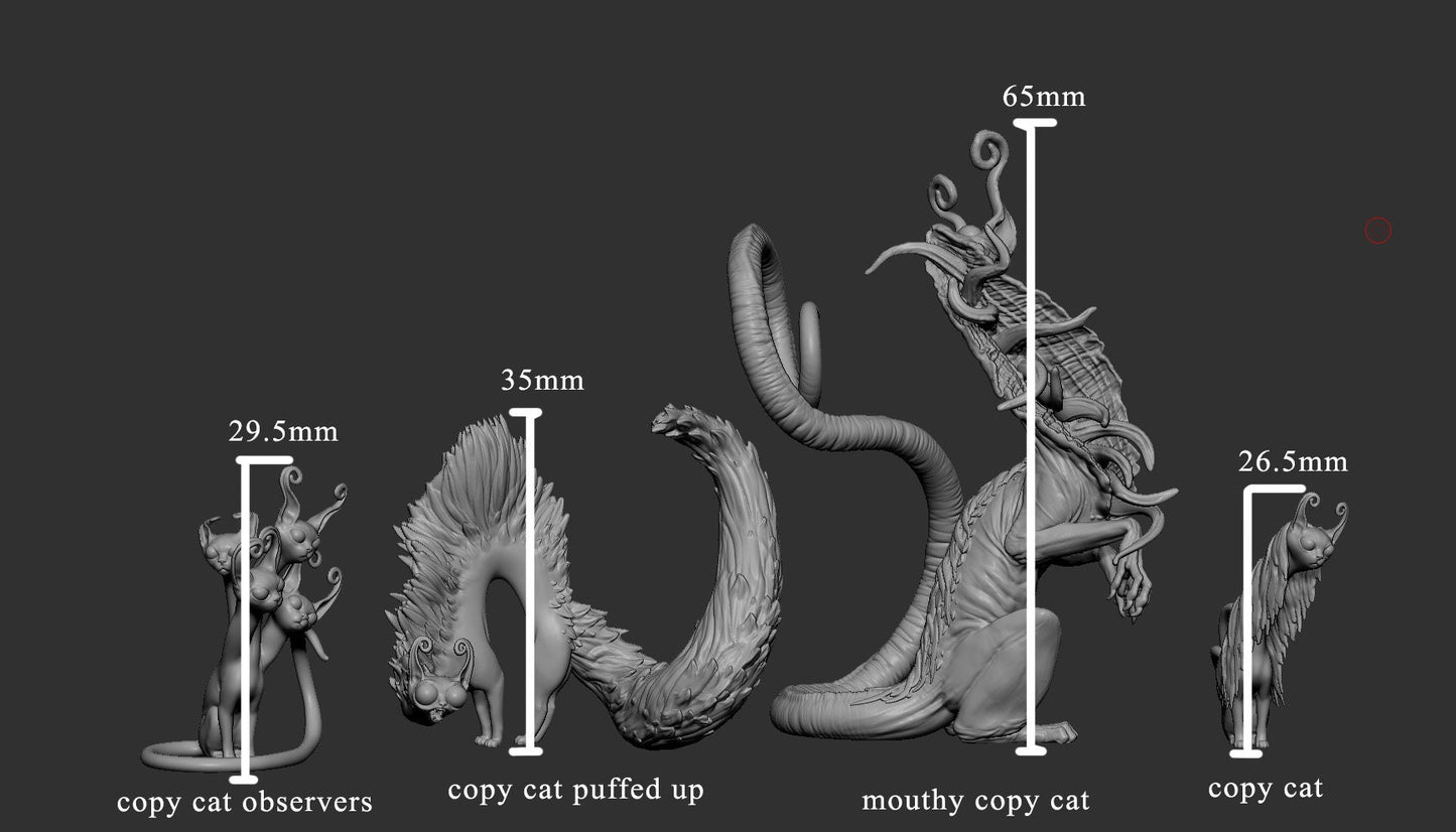 Copy Cats- Mini Monster Mayhem - Adorable Nightmares - Fantasy - DnD - RPG - Tabletop - Gaming - miniature