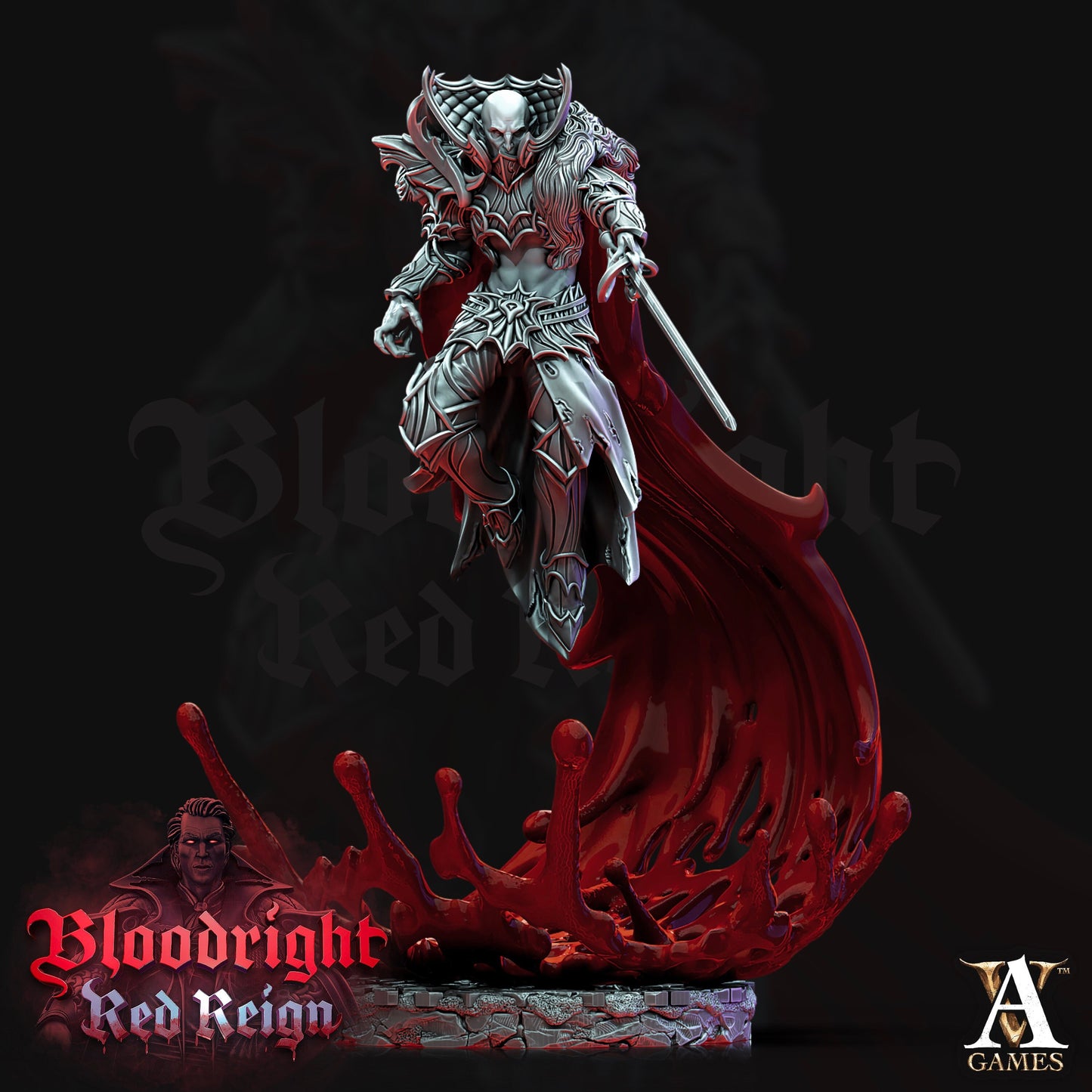 Bloodcloaks - Archvillian Games – Bloodrite Red Reign - Fantasy - DnD - RPG - Tabletop - Gaming - miniature