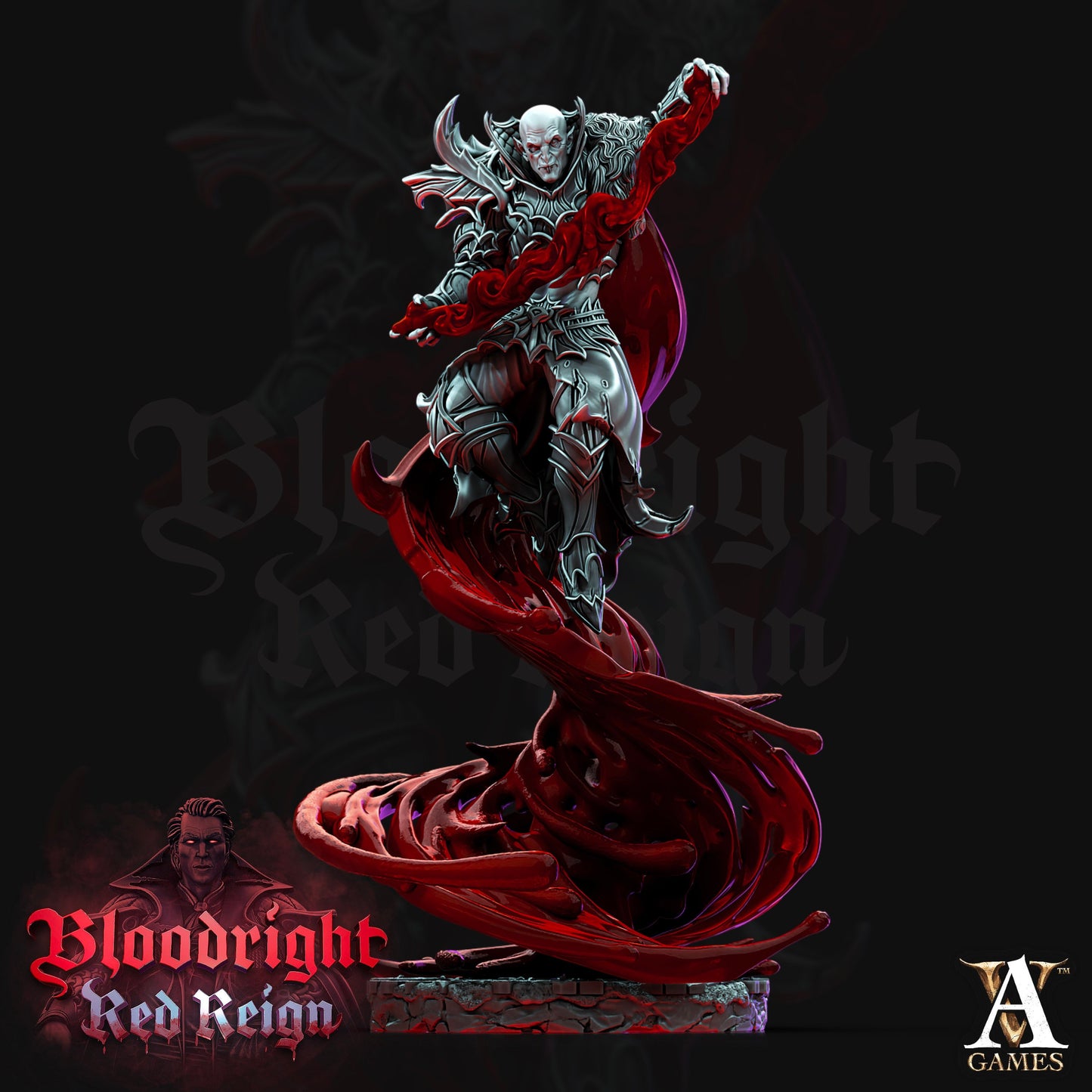 Bloodcloaks - Archvillian Games – Bloodrite Red Reign - Fantasy - DnD - RPG - Tabletop - Gaming - miniature