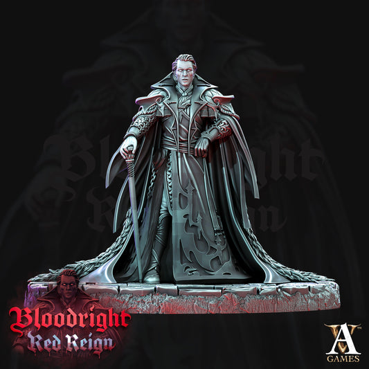 Count Vladimir Rosunescu - Archvillian Games – Bloodrite Red Reign - Fantasy - DnD - RPG - Tabletop - Gaming - miniature