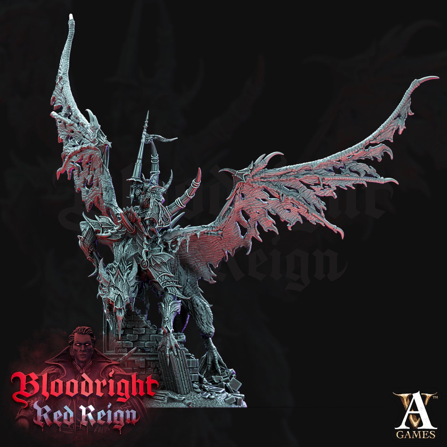 Dreadwing - Archvillian Games – Bloodrite Red Reign - Fantasy - DnD - RPG - Tabletop - Gaming - miniature - unpainted