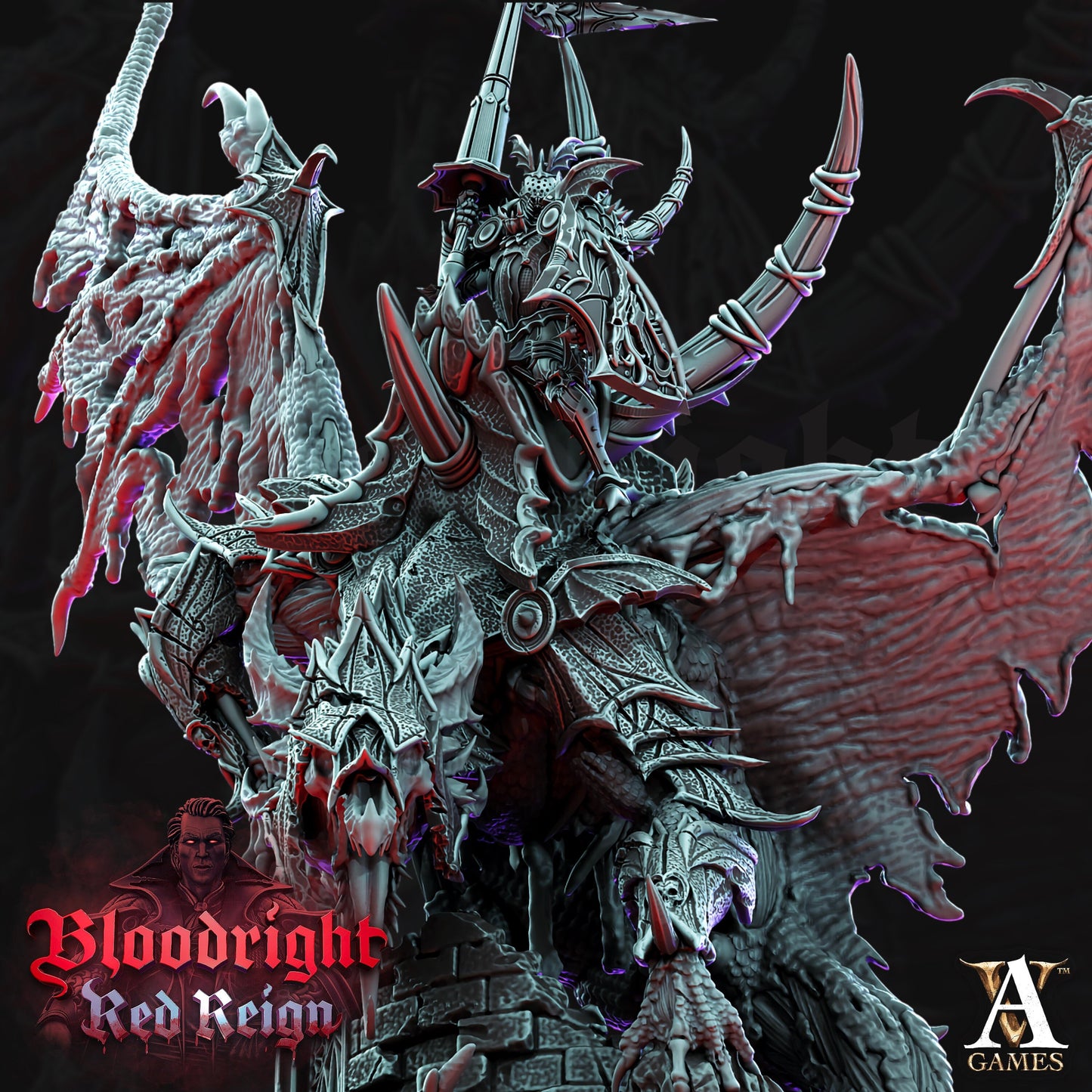 Dreadwing - Archvillian Games – Bloodrite Red Reign - Fantasy - DnD - RPG - Tabletop - Gaming - miniature - unpainted