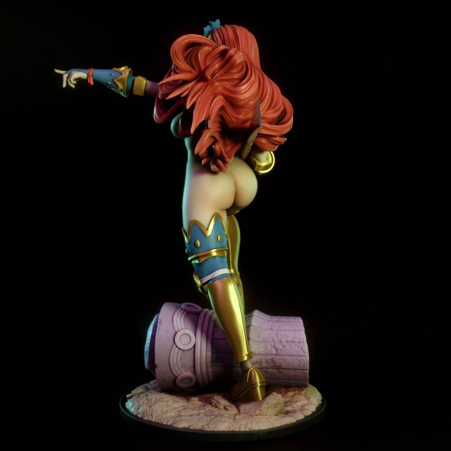 Ezra Scarlett - Fairy tale - sfw - NSFW- pinup - unpainted - FAN ART -  3d printed- statue