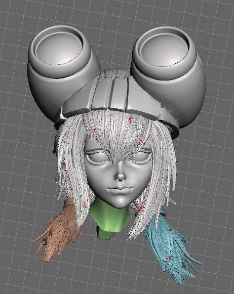 Asui - my hero academia - SFW - NSFW - Unpainted - 3d printed model - fan art