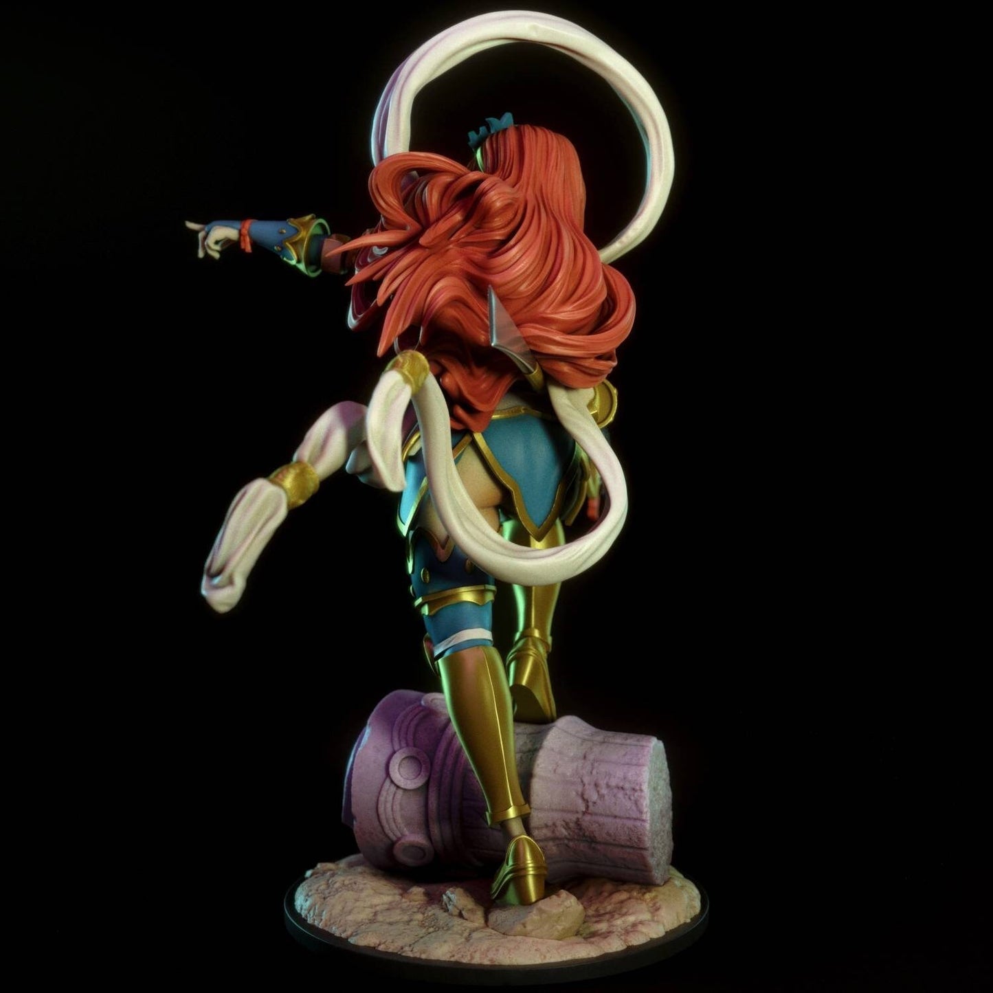 Ezra Scarlett - Fairy tale - sfw - NSFW- pinup - unpainted - FAN ART -  3d printed- statue