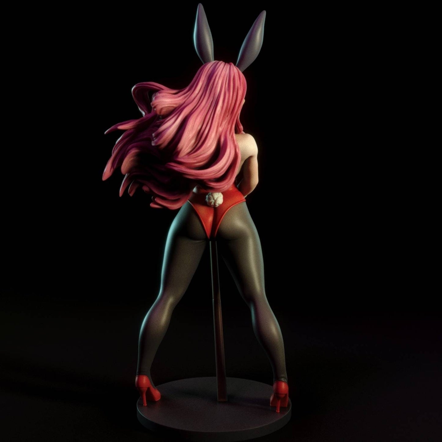 Ezra Scarlett bunny - sfw - nsfw - fan art - unpainted - 3d printed statue