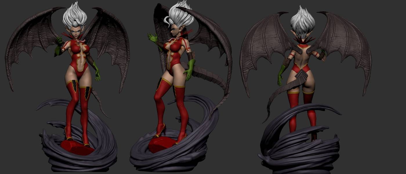 Mirajane Strauss - Fairy tale - sfw - nsfw - unpainted - fan art - 3d printed model