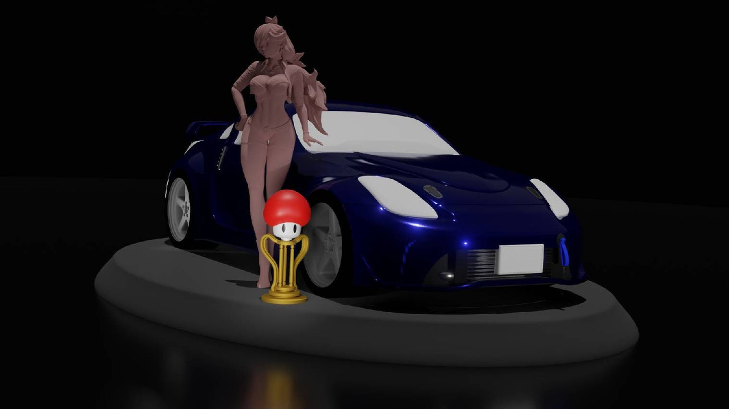 Rosalina - Mario kart - sfw - nsfw - sexy - unpainted - 3d printed model - fan art