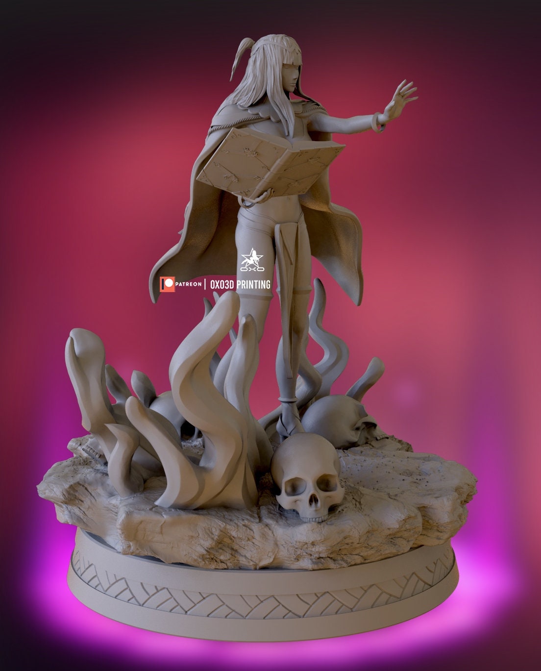 Tharja - Fire Emblem - SFW - NSFW - UNPAINTED - 3d printed model - fan art