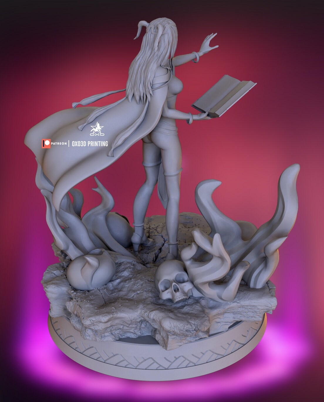 Tharja - Fire Emblem - SFW - NSFW - UNPAINTED - 3d printed model - fan art