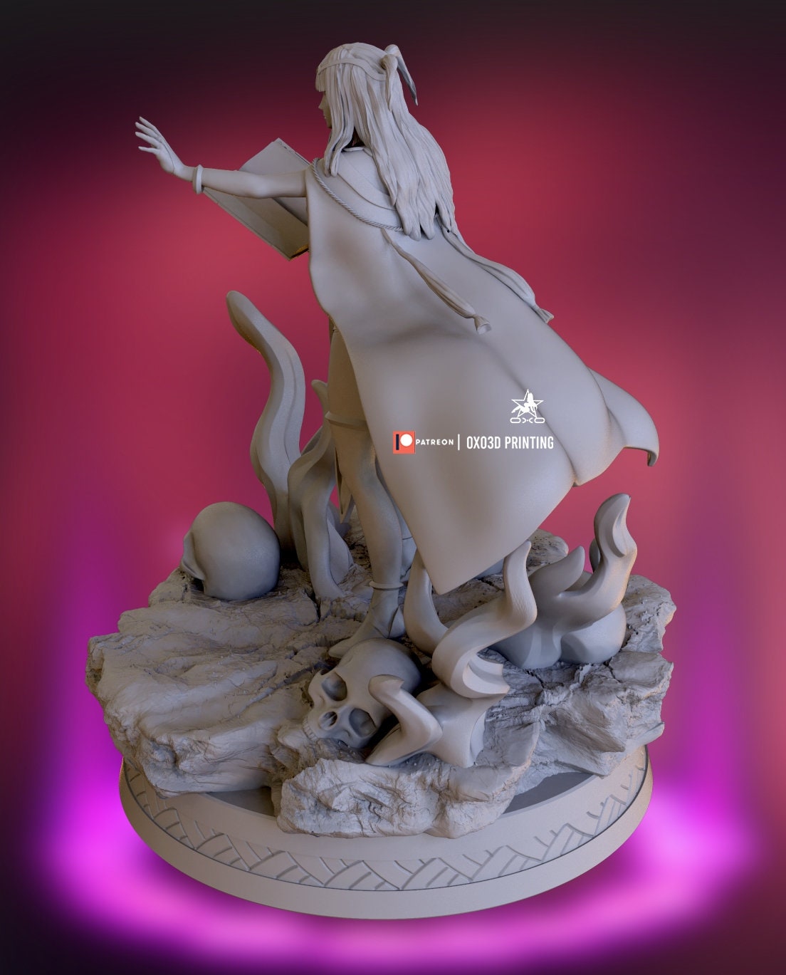 Tharja - Fire Emblem - SFW - NSFW - UNPAINTED - 3d printed model - fan art