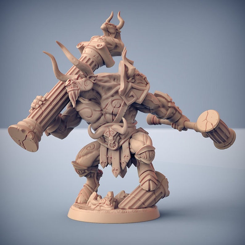 Tavros, Colosseum Champion- order of the laybrinth  - Artisan Guild - 3d printed - DND - pathfinder - Tabletop - RPG - Miniature