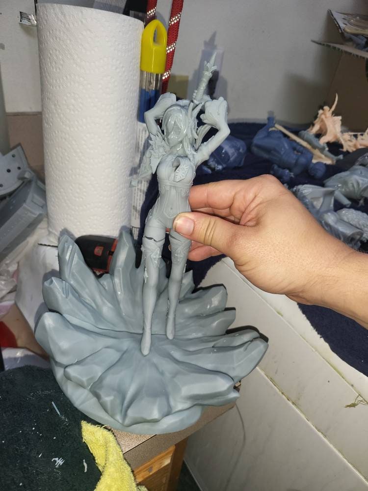 Eula/Yura - Genshin Impact - SFW - NSFW - UNPAINTED - 3D printed  model - Fan Art