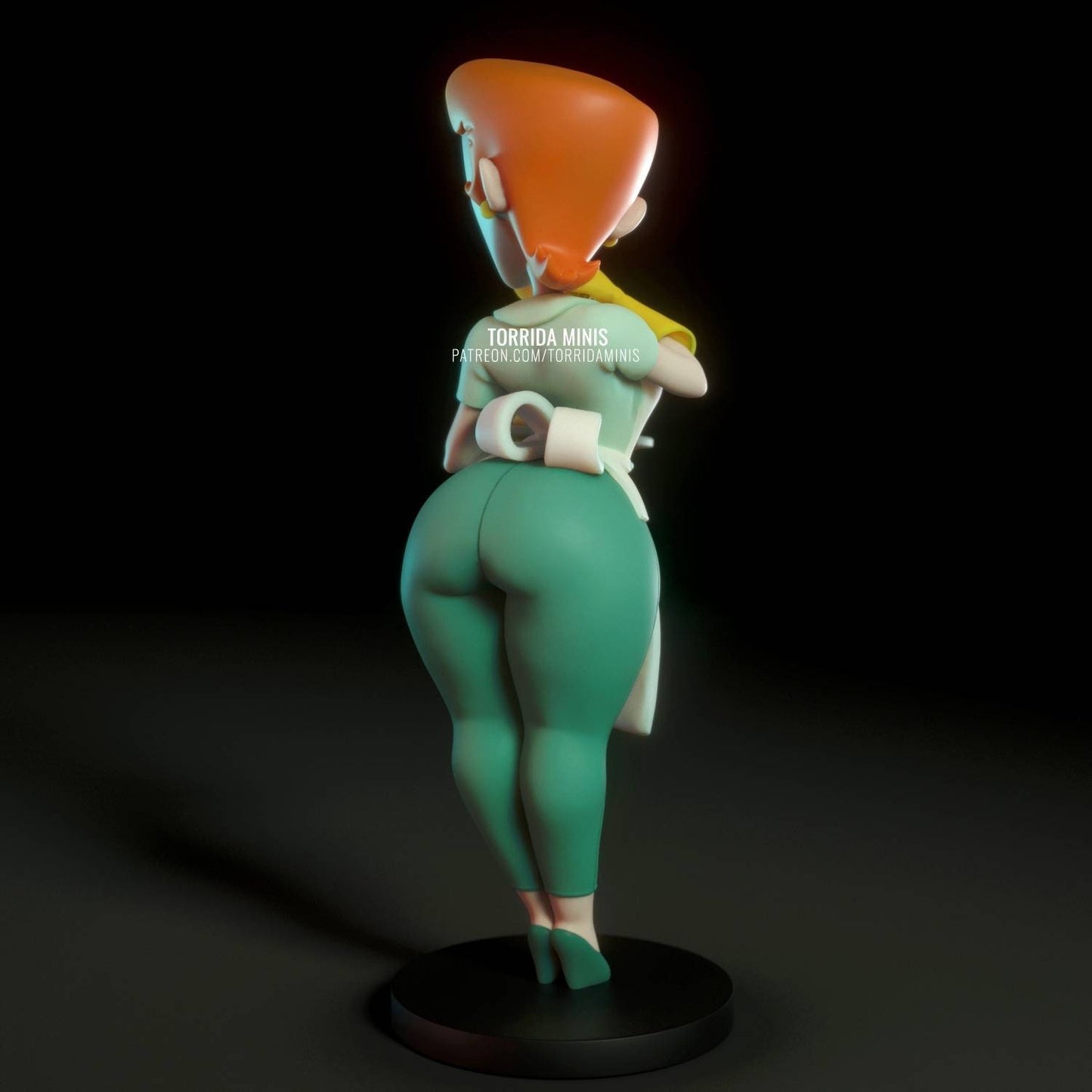 Dexter's Mom - sfw - nsfw - unpainted - 3d printed figure - FAN ART