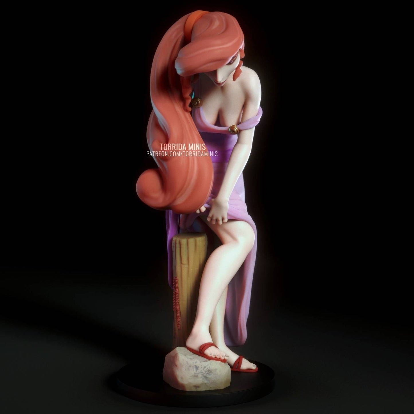 Megara - sfw - nsfw - UNPAINTED - 3D printed figure- fan art