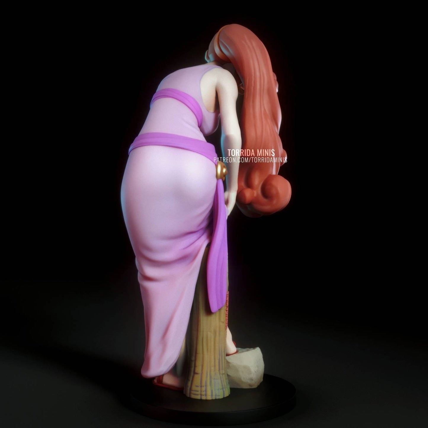 Megara - sfw - nsfw - UNPAINTED - 3D printed figure- fan art