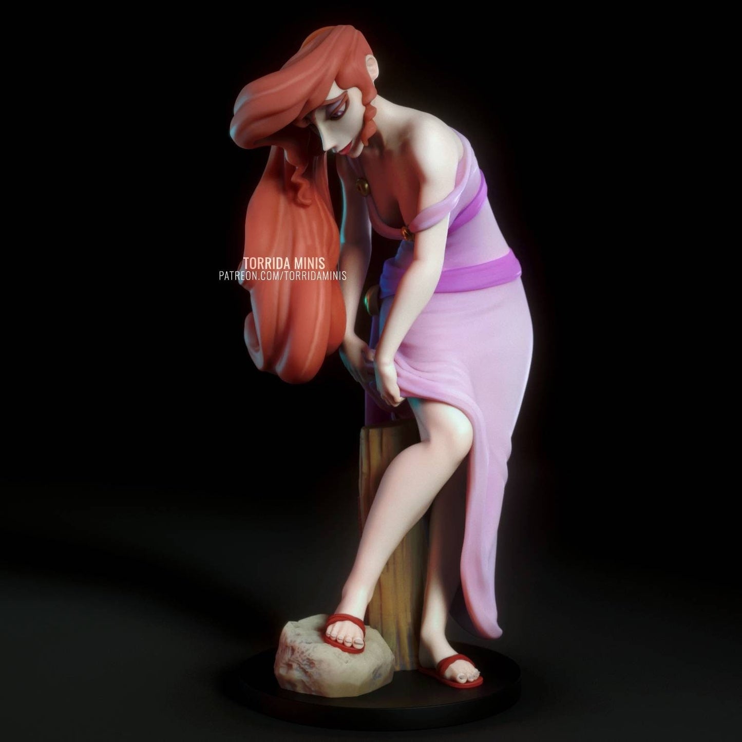 Megara - sfw - nsfw - UNPAINTED - 3D printed figure- fan art