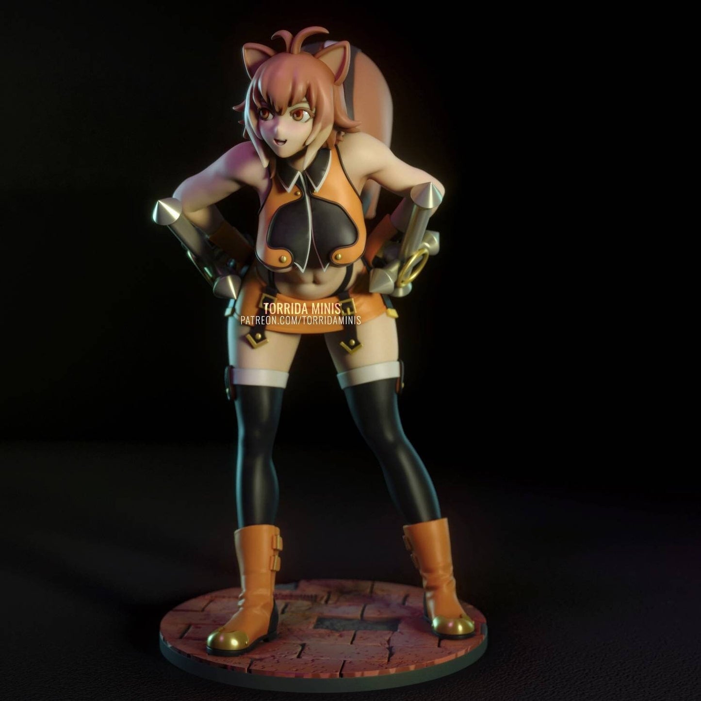 Makoto Nanaya - sfw - nsfw - unpainted - 3d printed model - fan art