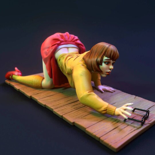 Velma Dinkley - sfw - Nsfw -  fan art - unpainted - 3d printed - figure