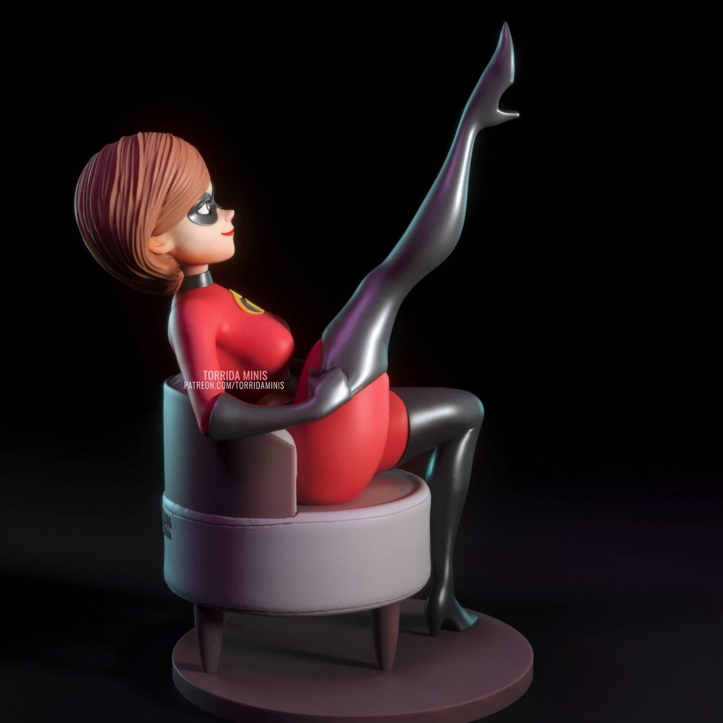 Elasti girl - sfw - NSFW - unpainted - 3d printed - fan art - figurine