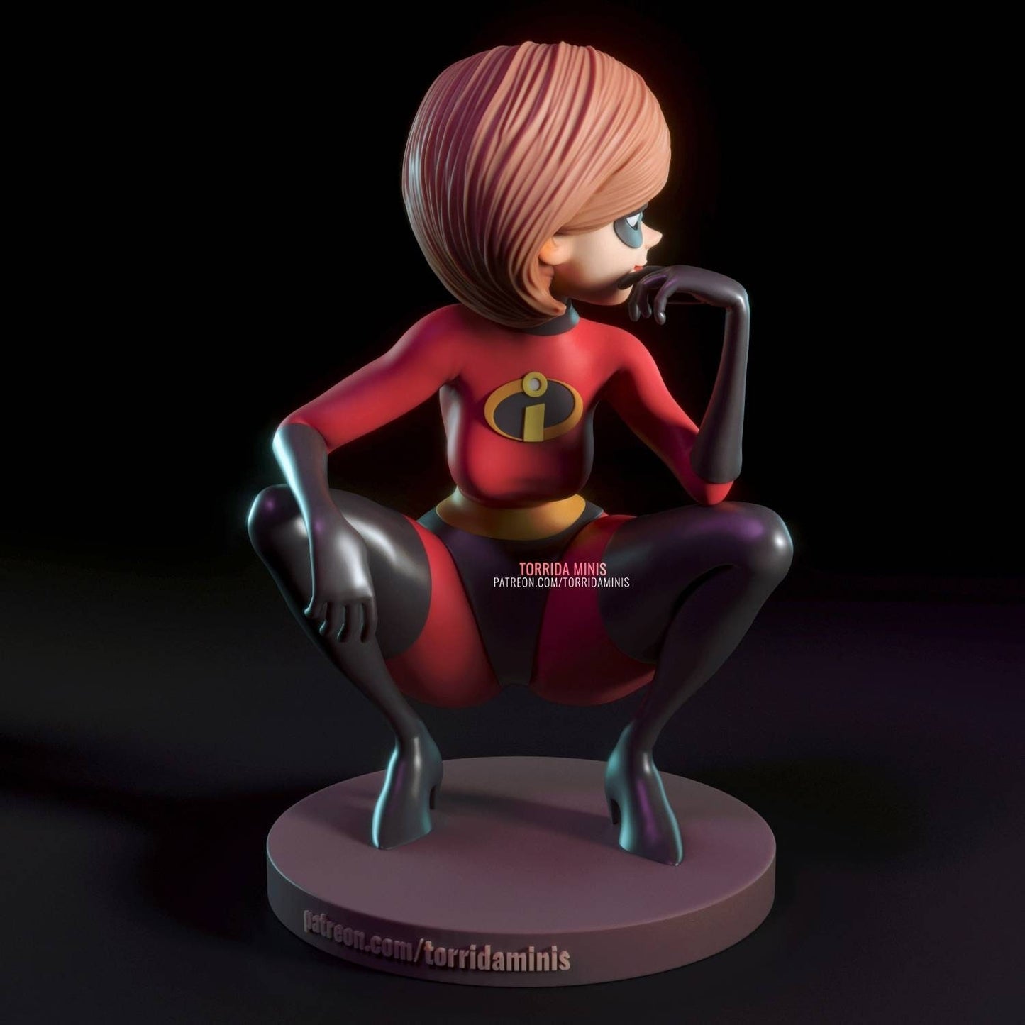 Elasti girl - sfw - NSFW - unpainted - 3d printed - fan art - figurine