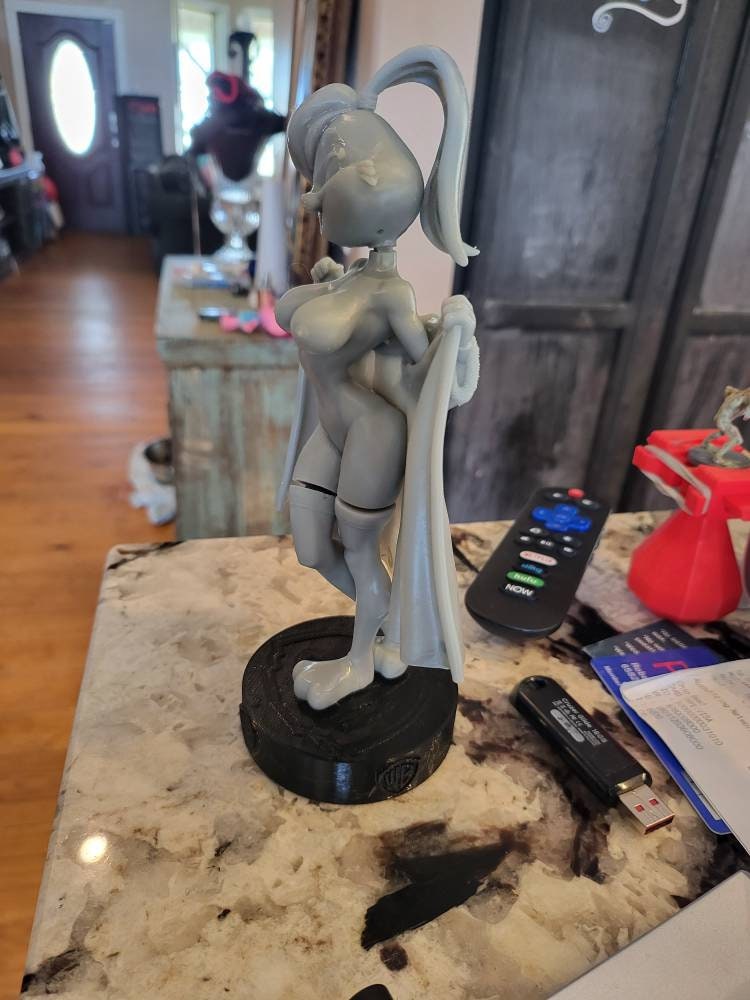 Lola Bunny - bugs - Sexy - sfw - nsfw - unpainted - 3d printed model - fan art