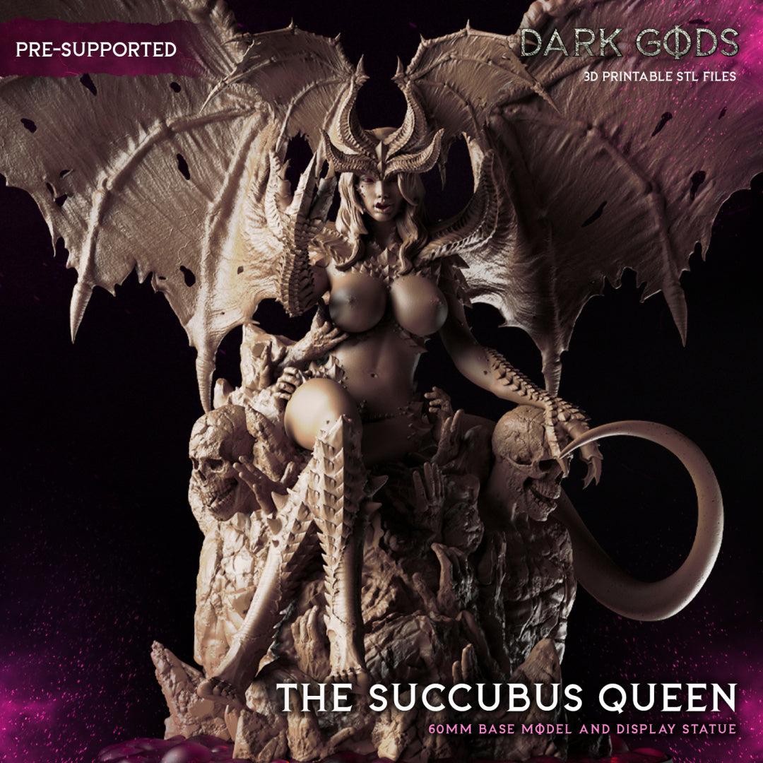 Succubus Queen - Dark Gods - Tabletop - RPG - DND - Miniature